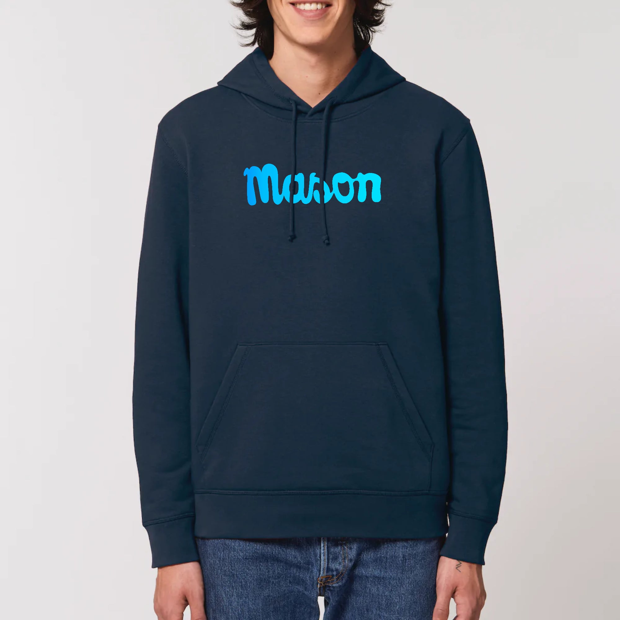 Blue fade shop hoodie